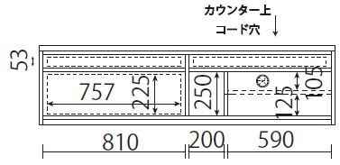 168テレビローボードA