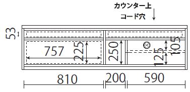 168テレビローボードA