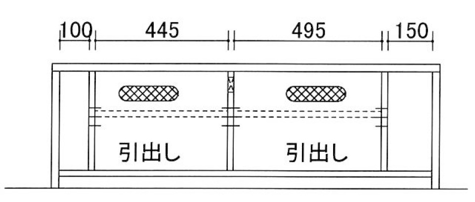 130テレビローボード＋壁掛けパネルセット