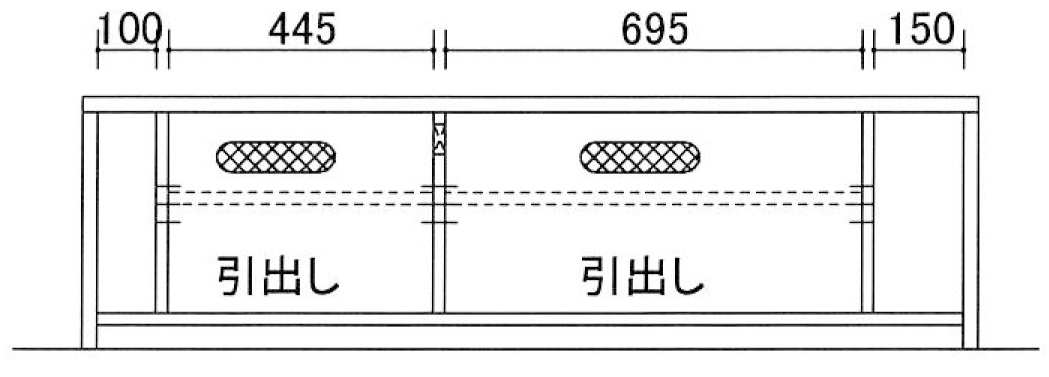 150テレビローボード＋壁掛けパネルセット