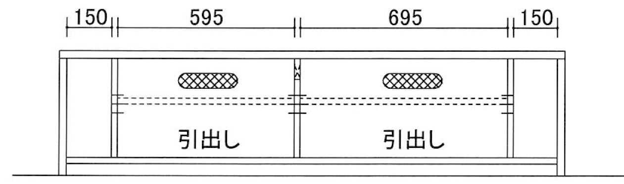 170テレビローボード＋壁掛けパネルセット