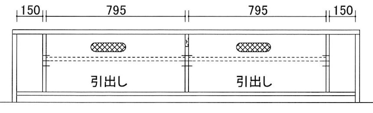 200テレビローボード＋壁掛けパネルセット