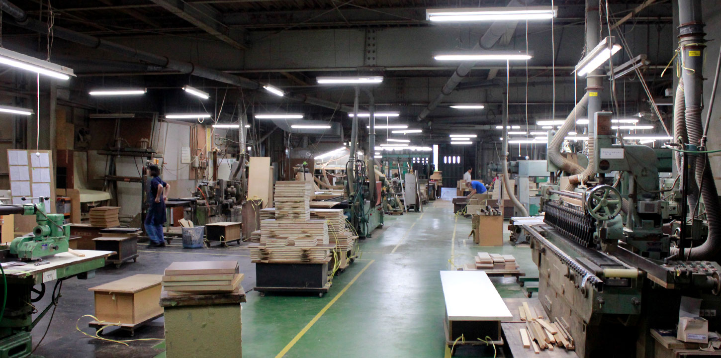 家具の工場
